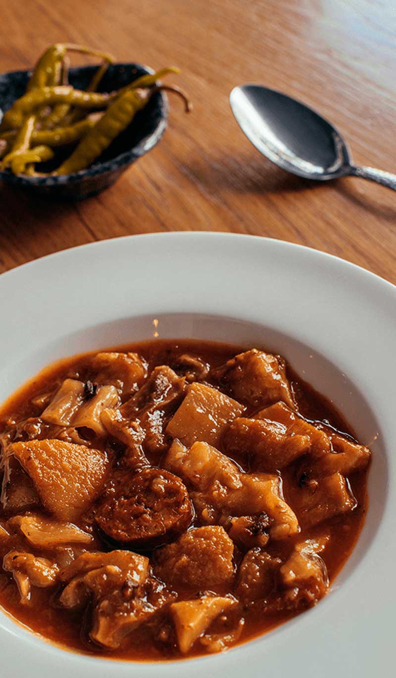 Plato de callos a la madrileña en Kulto